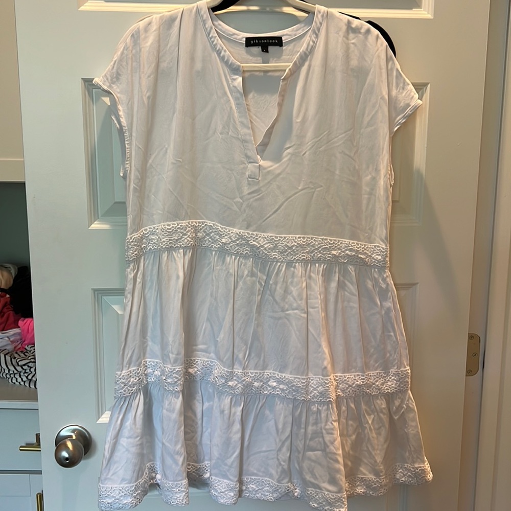 Gibsonlook white cotton dress
